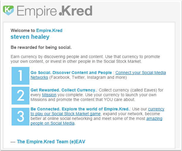 Another email from Empire.Kred