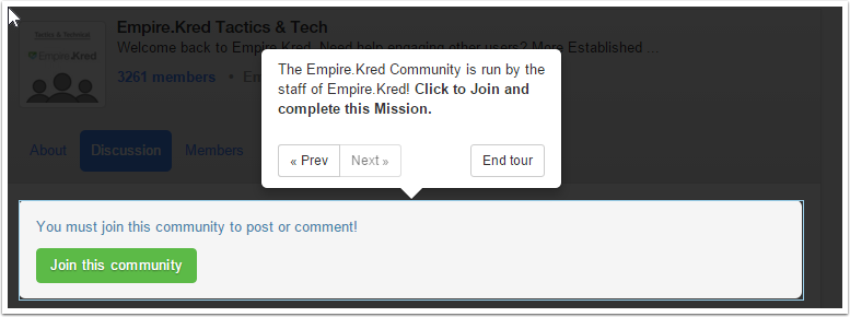 Invest : Empire.Kred Tactics and Tech Community