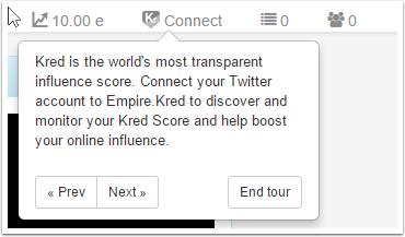 What is your Empire.Kred Score ?